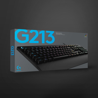 Logitech G G213 Prodigy Gaming Keyboard clavier USB QWERTZ Suisse Noir